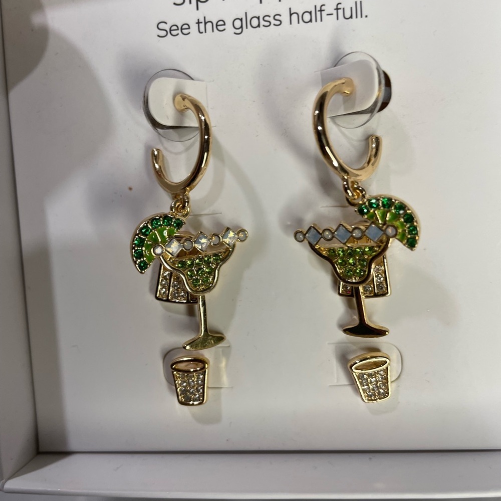 BaubleBar Margarita, Salt Shaker, and Shot Glass Earrings - Picture 4 of 5